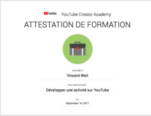 Formation Youtube